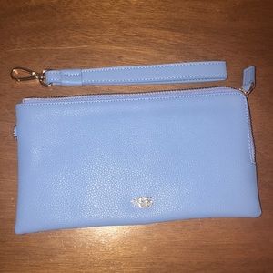 Leather wristlet
